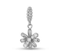 ZUOHUI Breloques marguerites en argent sterling S925 for bracelets et colliers Pandora, Biagi ou Chamilia