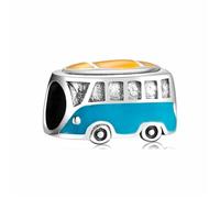 ZUOHUI Breloques pendentifs en argent sterling S925, série voiture et bus créatifs - Compatibles avec les bracelets Pandora, Biagi, Troll et Chamilia - Cadeau idéal for porte-clés, colliers et bracele