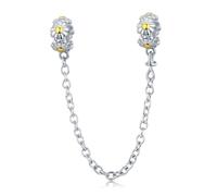 ZUOHUI Breloques tournesol en argent sterling 925 pour bracelet Pandora, collection « Esprit de Lumière », cadeau festif et création de bijoux à faire soi-même.(SCC618)