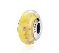 ZUOHUI Breloques tournesol en argent sterling 925 pour bracelet Pandora, collection « Esprit de Lumière », cadeau festif et création de bijoux à faire soi-même.(SCZ052)