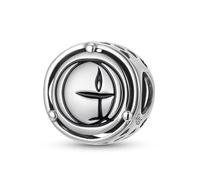 ZUOHUI Charm Calice enflammé en argent sterling S925 for femme | Création de bijoux DIY et compatible avec les bracelets Pandora | Cadeau d'anniversaire for sœur, mère ou petite amie