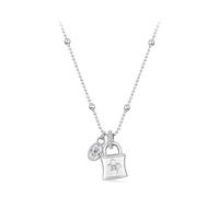 ZUOHUI Collier avec médaillon en forme de fleur de coquillage for femme, chaîne de perles en argent sterling 925, superposition hypoallergénique, cadeau for son anniversaire, sa petite amie, Noël