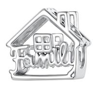 ZUOHUI Cuivre Plaqué Family Maison Charm for Bracelet Pandora | Trou 4,5mm convient à Troll Biagi Chamilia DIY bijoux cadeau for elle Anniversaire Saint-Valentin Noël Fête des Mères
