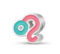 ZUOHUI Pendentif en argent sterling 925 for femme, orné de 12 perles colorées en forme de goutte d'huile, représentant des constellations, compatible avec un bracelet Pandora.(Leo)