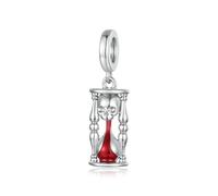 ZUOHUI Perle Charm Crâne Sablier plaqué cuivre for Pandora Bracelet