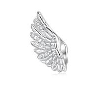 ZUOHUI Perle d'espacement en argent 925 CZ aile for Pandora