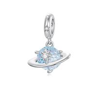 ZUOHUI Perles Charm Planète Étoile Plaqué Cuivre for Pandora Bracelet