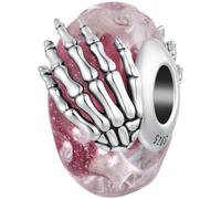 ZUOHUI Set de Perles Halloween 925 Argent Sterligne for Pandora | Gothique compatible avec Troll Biagi Chamilia Bracelet Araignée Crâne Cathédrale DIY Bijouterie Cadeau for Elle
