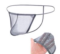 ZUOLAIYIN String pour homme - Sous-vêtements sexy pour homme - Dos en T - Léger - Doux - Extensible - Confortable - Taille basse, Gris 8177, M