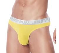 ZUOLAIYIN Tanga pour homme avec grande poche pour hommes String avec grande poche pour hommes Tangas pour hommes Sexy Noir Bambou, M