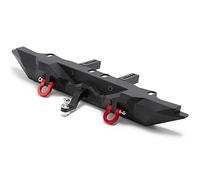 ZuoLan 1/10 Échelle Acier Pare-chocs arrière avec 2pcs rouge treuil schackel pour Traxxas Trx4 T4 RC Crawler Modèle voiture