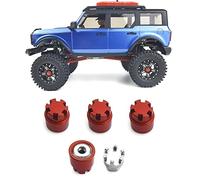 ZuoLan Aluminium RC Wheel Lock Nuts M2 Hex Wheel Hubs Upgrade for AXIAL SCX24 Deadbolt C10 Bronco Gladiator 1/24th RC Crawler Car