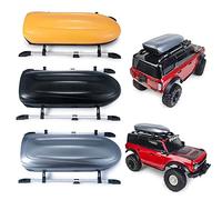 ZuoLan Coffre de toit RC 1/10 - Pour TRX4 SCX10 1:10 RC Crawler Auto Upgrade (Black)