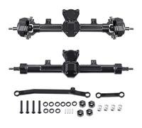 ZuoLan Essieu avant en aluminium RC Essieu arrière + 4 mm étendu pour Axial SCX24 Deadbolt JLU C10 Gladiator 1/24ème RC Crawler Pièces de mise à niveau