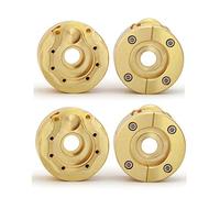 ZuoLan Lot de 4 roulettes internes en laiton robuste pour TRX4 1/10e modèle de voiture RC Crawler Model (#C)