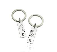 ZUOPIPI Pinky Promise Lot de 2 porte-clés avec inscription « Two Secret Friends »