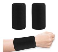 ZUOQIANG 2 Pièces Bandeau Poignet, Bracelet Anti Transpiration Poignet, Bracelet éPonge Poignet, Protege Poignet, Bandeau Poignet Sport, Serre Poignets Bracelets Hommes Femmes