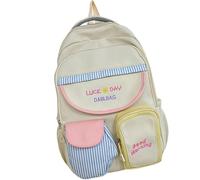 zuousxbs Coumure De Contraste D'adolescence Esthétique Couleur Contraste Capacité À La Journée Poche Pour Adolescents Filles Décontractées Fille Fille