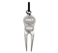 zuousxbs Golfs Green Divot Fork Curved Spit Green Accessoires De Réparation Flexion Outil Flexion Divot