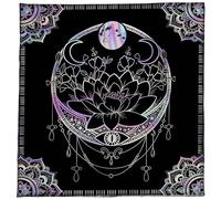 zuousxbs Mysterous Pattern Nappecloth Tarot Nappecloth Tissus Professional Table Couver pour Lectures Précises Dinning Table Decors Tarot Cards