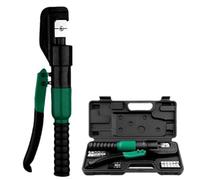 zuousxbs Outil de sertissage de Fil hydraulique de 6 tonnes, bornes de cosses de câble de Batterie, sertisseuse avec 8 ES, Outil de sertissage de câble