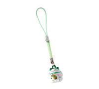 zuousxbs Porte-clés Porte-Bonheur de Style Japonais Porte-clés Pendentif Chat Porte-Bonheur Traditionnel avec Cloches Lanière de téléphone pour Une Bonne scène