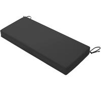 ZUOZHE Coussin De Banc Extérieur Cosy Imperméable & Antidérapant Dining Table Bench Cushion Housse Amovible Lavable - 110/120/150/180 Cm pour Jardin, Terrasse, Salon(Dark Grey,120x50x5cm)