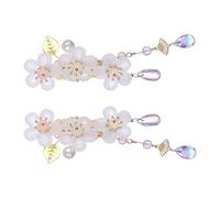 ZUOZUIYQ Accessoires de cheveux féminins, clips à griffe de cheveux, ensemble de 2 pinces de cheveux enrôlent femmes en épingle à cheveux en épingle à cheveux en cristal en cristal perlé