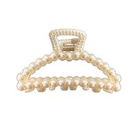 ZUOZUIYQ Accessoires de cheveux féminins, clips à griffe de cheveux, Imitation moderne Perle Hair Clip de mâchoire Hairpins Strong non galidin