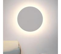 ZUOZUIYQ Applique Murale LED Ronde conviviale pour Les locataires, éclairage Mural de Couloir Blanc Nordique doré, Lampe Murale de Chevet Noire, plafonnier Circulaire en métal pour Salon, Chambre à