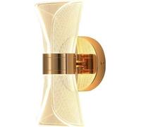 ZUOZUIYQ Appliques murales Applique Murale Haut vers Le Bas éclairage LED intérieur 10W Gradation Chambre luminaire Or Couloir Mur Noir Longue Lampe Murale linéaire