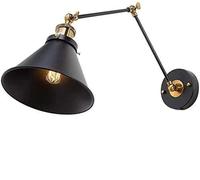 ZUOZUIYQ Appliques murales Applique Murale Industrielle rétro Bras oscillant réglable luminaires muraux Appliques murales