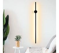 ZUOZUIYQ Appliques murales Appliques murales à LED à Longue Bande à Rotation intérieure à Tube linéaire pour Chambre à Coucher, escaliers, Couloir, éclairage Mural de Fond (lumière Froide, 80 cm)