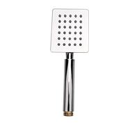ZUOZUIYQ avec Ordinateur Poche, Pomme générique à Main Le Poteau, tête Bain en Acier Inoxydable Haute Pression Wate Sauver la Piste de Douche Universelle Couleur: carré Rond
