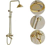ZUOZUIYQ Bathtub Faucets Luxury Brass Bathroom Faucet Mixer Tap Wall Mounted Hand Held Shower Head Kit Shower Faucet Sets,Sprinkler Beauty Comes