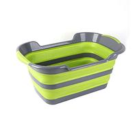 ZUOZUIYQ Bébé pliant bébé Non Silicone pour accessoires de salle de bain nouveau-né fournitures pour chat et chien-vert sans goutte à goutte