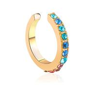ZUOZUIYQ Bijoux Bijoux de Boucles d'oreilles pour Femmes, 1pcs Boucles d'oreilles à Clip coréen Simples pour Femmes Couleurs Noires en Acier Inoxydable Boucles d'oreilles féminines de