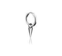 ZUOZUIYQ Bijoux Boucles d'oreilles, Acier Noir Triangulaire Pyramide Triangle Boucles d'oreilles Clip géométrie Punk Unisexe Hiphop fête d'anniversaire présente présente pour Petite Amie,