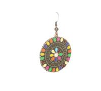 ZUOZUIYQ Bijoux Boucles d'oreilles, Couleur Antique Couleur sculptée Royale Vintage Drop, Clip sur des Boucles d'oreilles Bijoux pour Femmes Cadeaux pour sa Petite Amie, épouse, sœur, Fille,
