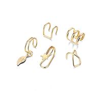 ZUOZUIYQ Bijoux Boucles d'oreilles, Coups d'oreilles, Boucles d'oreilles Clips Set for Women Crystal Couleur de Mode Pas de Piercing Fake Cartilage Clip Charmant sur des Plateaux
