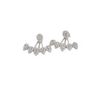 ZUOZUIYQ Bijoux Boucles d'oreilles, Design Sense Back Boucles d'oreilles de Haricot pour la Femme coréenne Bijoux Accessoires inhabituels pour Les Filles de fête Goth Cadeaux pour Petite Amie,