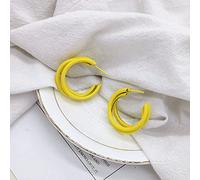 ZUOZUIYQ Bijoux Boucles d'oreilles, Femmes Bonbons Boucles d'oreilles colorées de Cerceau à la Mode 3cm de Bijoux d'été Punk minimalistes pour Petite Amie, épouse, sœur, Fille, MO