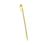 ZUOZUIYQ Bijoux Boucles d'oreilles, Mode Vintage Cristal Cristal Boucles d'oreilles pour Femmes Clip de Boucle d'oreille à Oreille à Oreille à Oreille Simple Manchette de Boucle Oreille