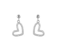 ZUOZUIYQ Boucle d'oreille d'amour, tempérament, Sens élevé, Apparence du Visage Circulaire, Minceur, Couvre-Oreille Fier, Platine, Argent Sterling