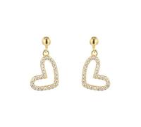 ZUOZUIYQ Boucle d'oreille d'amour, tempérament, Sens élevé, Apparence du Visage Circulaire, Minceur, Couvre-Oreille Fier, Platine, Argent Sterling