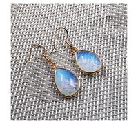 ZUOZUIYQ Boucles d'oreilles en Pierre en Forme de Goutte d'eau, Bijoux Exquis Faits à la Main, adaptés aux Femmes, Boucles d'oreilles Haute d