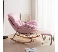 ZUOZUIYQ Chaise à Bascule du canapé de Loisirs Tabouret U200 Bande, Chaise inclinable sans Bras Moderne, Chaise de canapé pour Chambre à Coucher, Balcon, Chaise Confortable U200B avec Coussin de