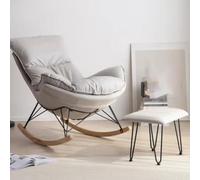 ZUOZUIYQ Chaise à Bascule du canapé de Loisirs Tabouret U200 Bande, Chaise inclinable sans Bras Moderne, Chaise de canapé pour Chambre à Coucher, Balcon, Chaise Confortable U200B avec Coussin de
