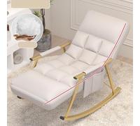 ZUOZUIYQ Chaise à Bascule zéro gravité pour Jardin ou Salon inclinable Confortable avec caractéristiques réglables et Conception rembourrée (Hors Blanc)