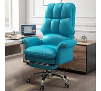 ZUOZUIYQ Chaise de Bureau à Domicile Ergonomic High Back avec Support Lombaire réglable et accoudoirs pour Adultes Taille Bleue: /